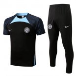 Maillot Inter Milan Ensemble Complet 2022 2023 Noir