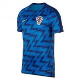 Maillot Entrainement Croatia 2018 Bleu Pas Cher