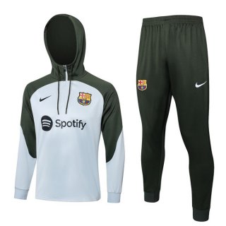 Sweat Shirt Capuche Barcelona 2024 Gris Sweat Shirt Capuche Barcelona 2024 Gris
