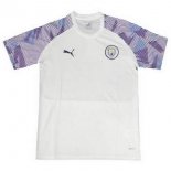 Maillot de Entrainement Manchester City 2020 2021 Blanc Purpura