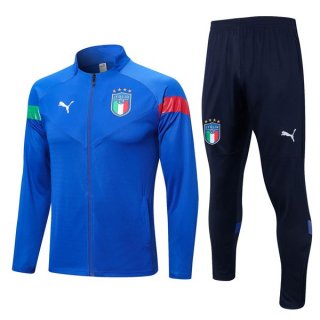 Survetement Italie 2022 2023 Bleu Rouge