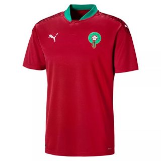 Thailande Maillot Maroc Domicile 2020 Rouge Pas Cher