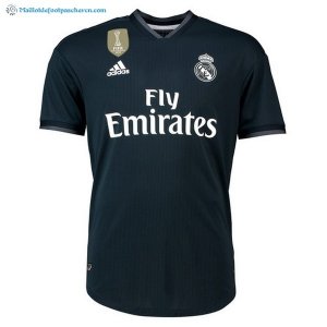 Thailande Maillot Real Madrid Exterieur 2018 2019 Noir Pas Cher