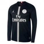 Maillot Paris Saint Germain Third ML 2018 2019 Noir Pas Cher