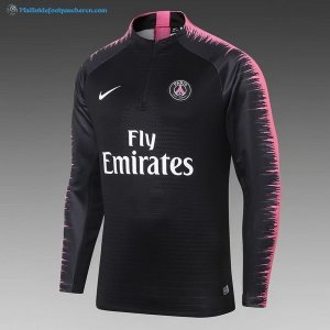 Survetement Paris Saint Germain 2018 2019 Noir Rose Pas Cher