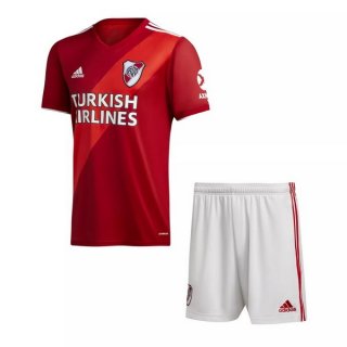 Maillot River Plate Exterieur Enfant 2020 2021 Rouge Pas Cher