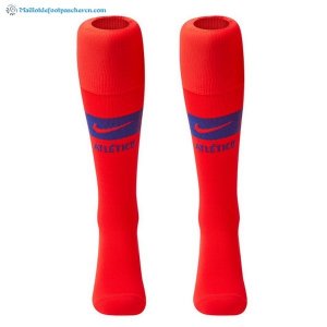 Chaussette Atletico Madrid Domicile 2018 2019 Rouge Pas Cher