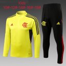 Enfant Survetement Flamengo 2022 2023 Jaune Noir