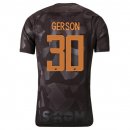 Maillot AS Roma Domicile Gerson 2017 2018 Pas Cher