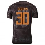 Maillot AS Roma Domicile Gerson 2017 2018 Pas Cher