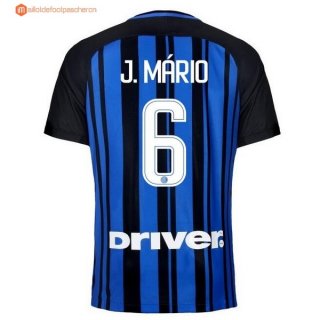 Maillot Inter Domicile J.Mario 2017 2018 Pas Cher