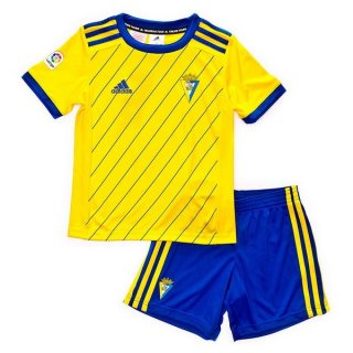 Maillot Cadix Domicile Enfant 2018 2019 Jaune Pas Cher