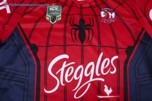 Maillot Rugby Sydney Roosters 2017 2018 Rouge Pas Cher