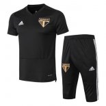 Maillot São Paulo Entrainement Ensemble Complet 2018 2019 Noir Pas Cher