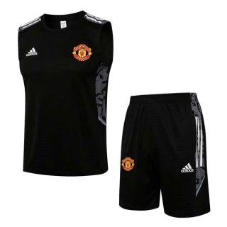 Maillot Manchester United Sans Manches 2022 Noir Maillot Manchester United Sans Manches 2022 Noir