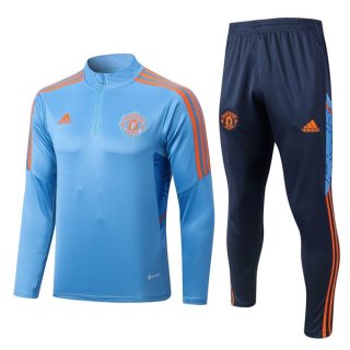 Survetement Training Manchester United 2023 Bleu Survetement Training Manchester United 2023 Bleu