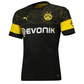 Thailande Maillot Borussia Dortmund Exterieur 2018 2019 Noir Pas Cher