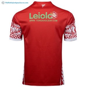 Maillot Rugby Tonga Domicile 2017 2018 Rouge Pas Cher