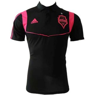 Polo Seattle Sounders 2019 2020 Noir Pas Cher