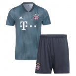 Maillot Bayern Munich Third Enfant 2018 2019 Gris Pas Cher