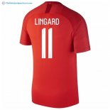 Maillot Angleterre Exterieur Lingard 2018 Rouge Pas Cher