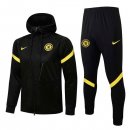 Sweat Shirt Capuche Chelsea 2022 Noir Jaune