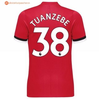 Maillot Manchester United Domicile Tuanzebe 2017 2018 Pas Cher