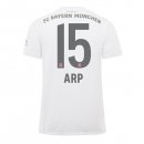 Maillot Bayern Munich NO.15 ARP Exterieur 2019 2020 Blanc Pas Cher