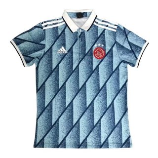 Polo Ajax 2020 2021 Bleu Pas Cher