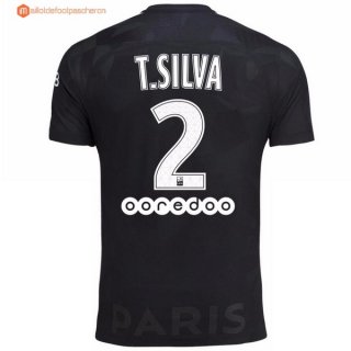 Maillot Paris Saint Germain Third T.Silva 2017 2018 Pas Cher