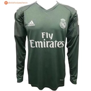 Maillot Real Madrid Domicile ML Gardien 2017 2018 Pas Cher Maillot Real Madrid Domicile ML Gardien 2017 2018 Pas Cher