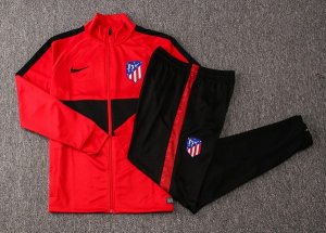 Survetement Enfant Atlético de Madrid 2019 2020 Noir Rouge Bleu Pas Cher