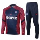 Survetement Paris Saint Germain 2020 2021 Rouge Bleu Marine Pas Cher