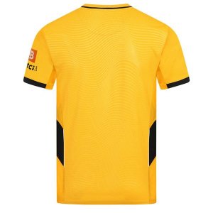 Thailande Maillot Wolves Domicile 2021 2022 Jaune Pas Cher