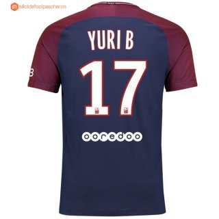 Maillot Paris Saint Germain Domicile Yurib 2017 2018 Pas Cher