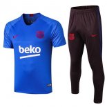 Entrainement Barcelona Ensemble Complet 2019 2020 Bleu Marron Pas Cher