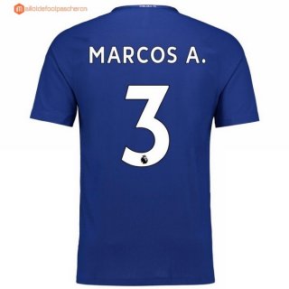 Maillot Chelsea Domicile Marcos A. 2017 2018 Pas Cher