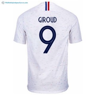 Maillot France Exterieur Giroud 2018 Blanc Pas Cher Maillot France Exterieur Giroud 2018 Blanc Pas Cher