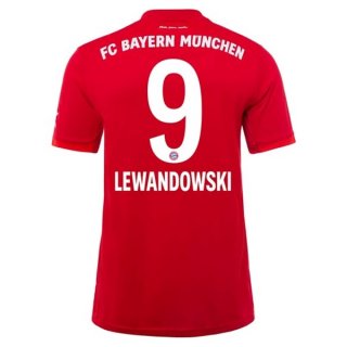 Maillot Bayern Munich NO.9 Lewandowski Domicile 2019 2020 Rouge Pas Cher Maillot Bayern Munich NO.9 Lewandowski Domicile 2019 2020 Rouge Pas Cher