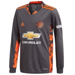 Thailande Maillot Manchester United Domicile ML Gardien 2020 2021 Gris Pas Cher Thailande Maillot Manchester United Domicile ML Gardien 2020 2021 Gris Pas Cher