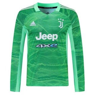 Thailande Maillot Juventus Gardien ML 2021 2022 Vert