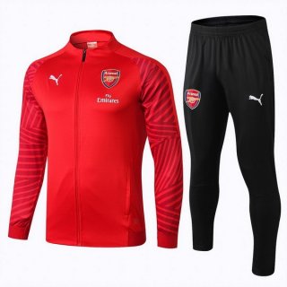 Survetement De Laine Arsenal 2018 2019 Rouge Clair Pas Cher