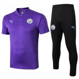 Polo Ensemble Complet Manchester City 2019 2020 Purpura Pas Cher