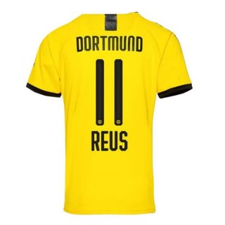 Thailande Maillot Borussia Dortmund NO.11 Reus Domicile 2019 2020 Jaune Thailande Maillot Borussia Dortmund NO.11 Reus Domicile 2019 2020 Jaune