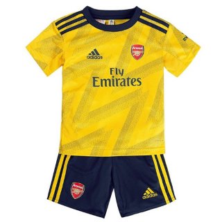 Maillot Arsenal Exterieur Enfant 2019 2020 Jaune Pas Cher