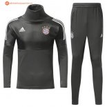 Survetement Bayern Munich Enfant 2017 2018 Gris Pas Cher