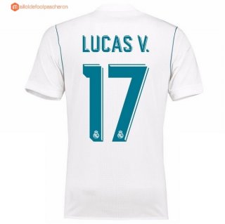 Maillot Real Madrid Domicile Lucas v 2017 2018 Pas Cher Maillot Real Madrid Domicile Lucas v 2017 2018 Pas Cher