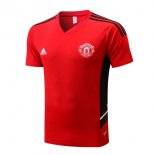 Maillot Entrenamien Manchester United 2022 2023 Rouge