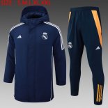 Doudoune Real Madrid Ensemble Complet 2024 2025 Bleu 2