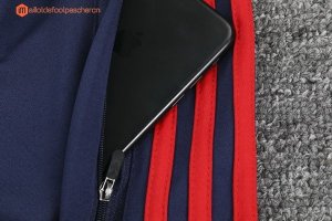 Survetement Ajax Enfant 2017 2018 Bleu Rouge Pas Cher